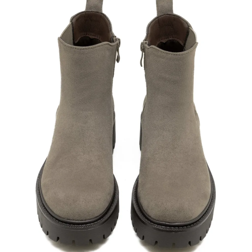 SHOES Florette dame støvler 68335 - Khaki Best