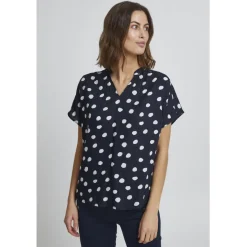 Fransa dame bluse FRFANEMMA - Navy Blazer Clearance