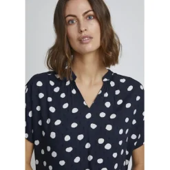 Fransa dame bluse FRFANEMMA - Navy Blazer Clearance