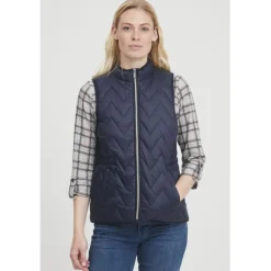 Fransa dame vest FRBAPADDING 3 - Dark Peacoat Online