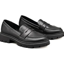 SHOES Freya dame loafers 77-647 - Black Hot