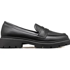 SHOES Freya dame loafers 77-647 - Black Hot