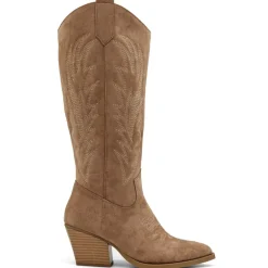 SHOES Frida dame støvler BM170 - Dark Kaki Outlet