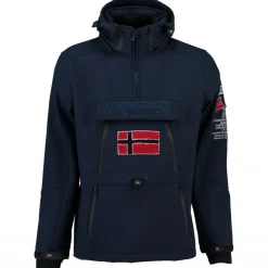 Geographical Norway Herre Anorak Softshell Jakke Tuilding - Navy Outlet