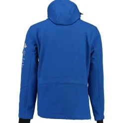 Geographical Norway Herre Anorak Softshell Jakke Tuilding - Blue Sale