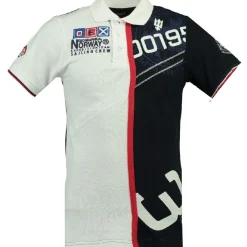 Geographical Norway POLO Herre KAPCODE - White/Navy Best