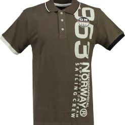 Geographical Norway POLO Herre Kandin - Khaki New