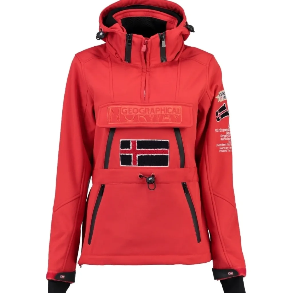 Geographical Norway Softshell Dame TULBEUSE - Red Outlet