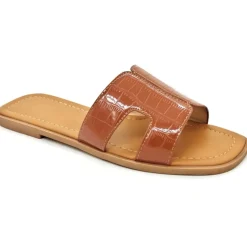 SHOES Georgine dame sandaler DM461 - Camel Best