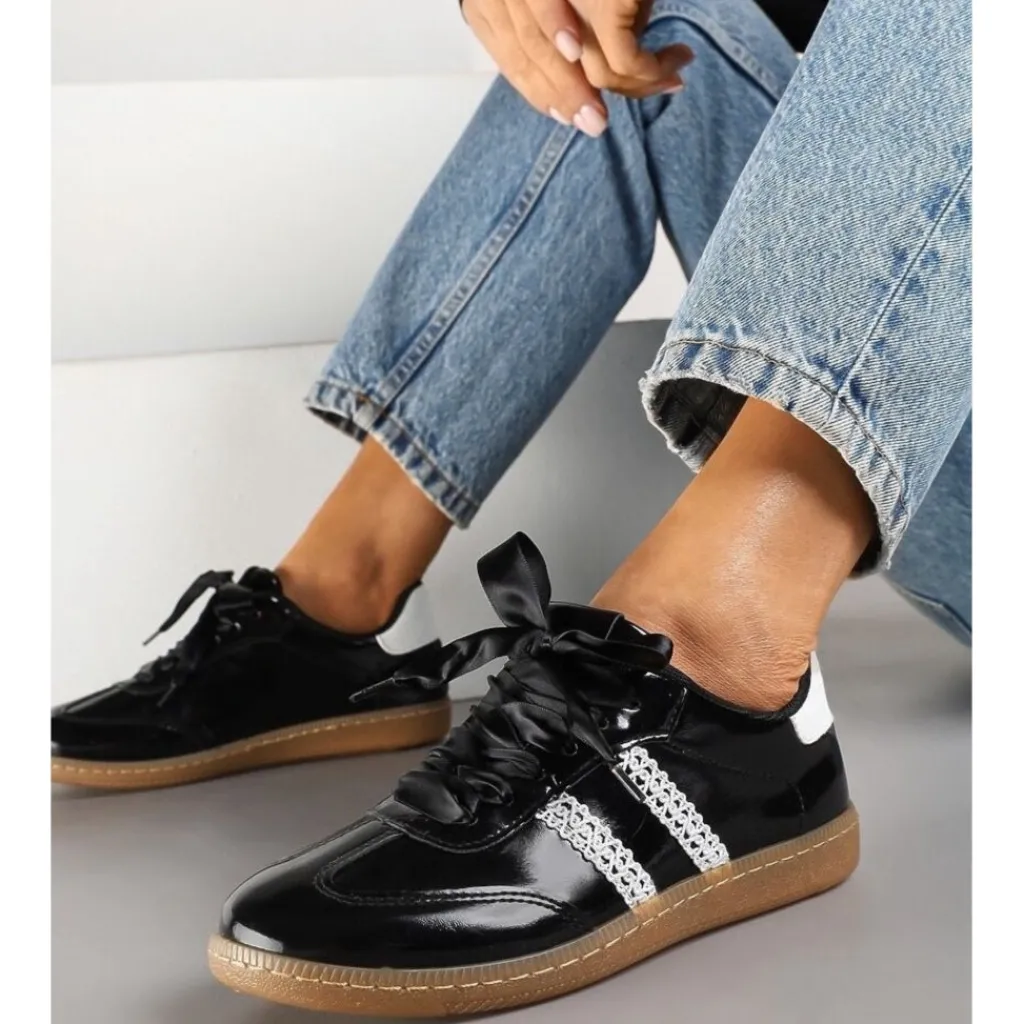 SHOES Gloria dame sneakers A-110 - Black Outlet