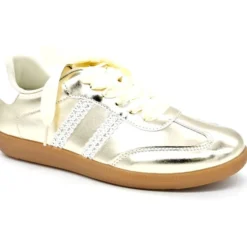 SHOES Gloria dame sneakers A-110 - Gold Online