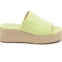 SHOES Hailey plateau sandaler 5937 - lemon New
