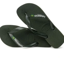 HAVAIANAS Slippers Unisex Brazil Logo 4110850 - Green Olive4896 Online