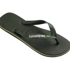 HAVAIANAS Slippers Unisex Brazil Logo 4110850 - Green Olive4896 Online