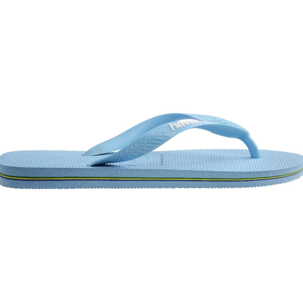 HAVAIANAS Slippers Unisex Brazil Logo 4110850 - BlueLavender/White Best