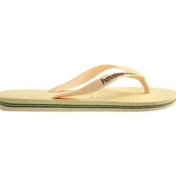 HAVAIANAS Slippers Unisex Brazil Logo 4110850 - Buttercream Clearance