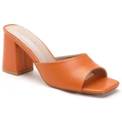 SHOES Helene dame stiletter H8-309 - Orange Outlet