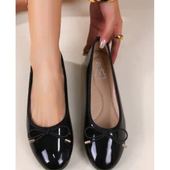 SHOES Holly dame ballerina sko DM1790-15 - Black Outlet