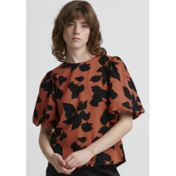 ICHI dame bluse IHCAVOLA - Pureed pumpkin Online