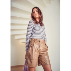 ICHI dame bluse IHFERONA - Levender Herb Online