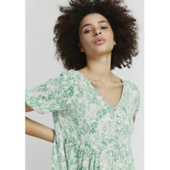 ICHI dame kjole IHMARRAKECH - Holly Green Online