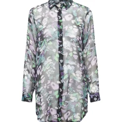 ICHI dame skjorte IHCHIFFY - Multi Flower Online