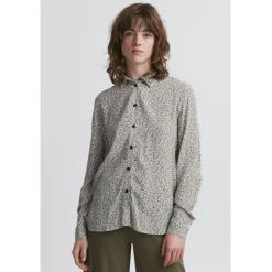 ICHI dame skjorte INDINTO - Birch Clearance