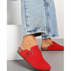 SHOES Isabella dame sandaler DM405 - Red Clearance