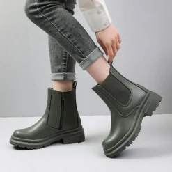 SHOES Jasmin dame støvler 9067 - Green Hot