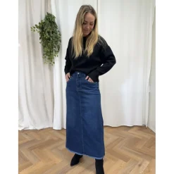 Jewelly dame nederdel JW723 - Denim
