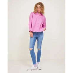 JJXX dame skjorte JXJAMIE - Super Pink Best