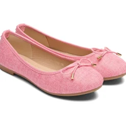SHOES Joanna dame ballerina sko DS-1A22 - Fuxia Best