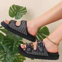 SHOES Johanne dame sandaler CR001-26 - Black Discount