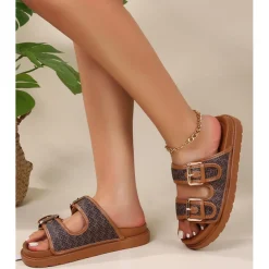 SHOES Johanne dame sandaler CR001-26 - Camel Best