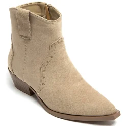 SHOES Jolene dame cowboystøvler 9690A - Kaki Best