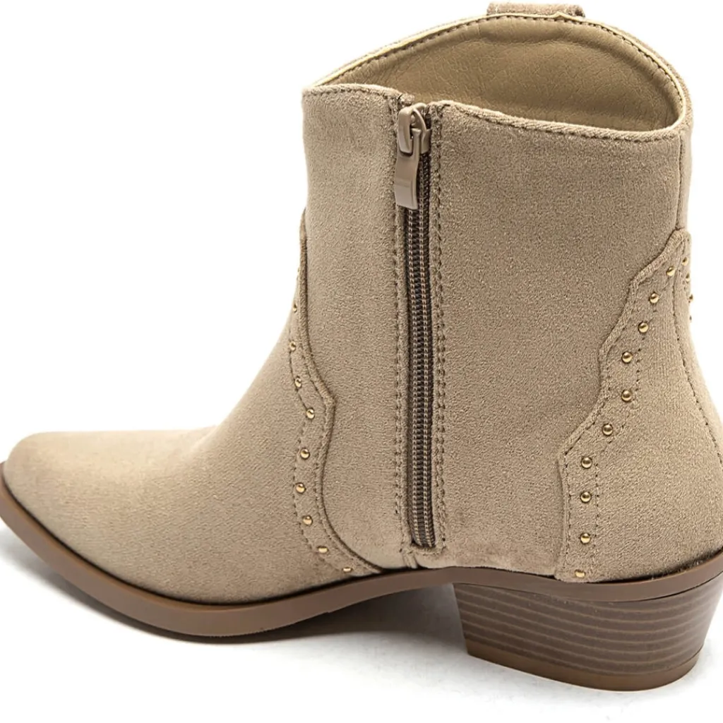 SHOES Jolene dame cowboystøvler 9690A - Kaki Best