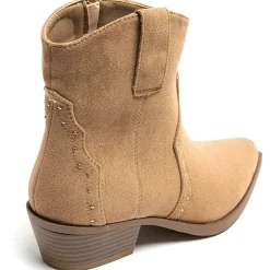 SHOES Jolene dame cowboystøvler 9690A - Camel Best