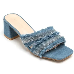 SHOES Karo dame sko 7220 - L-blue Hot