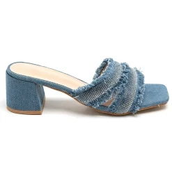 SHOES Karo dame sko 7220 - L-blue Hot