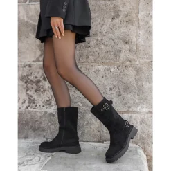 SHOES Kasia dame støvler 7695A - Black Discount