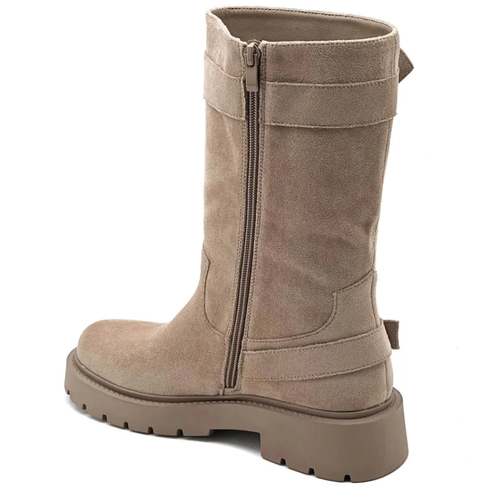 SHOES Kasia dame støvler 7695A - Kaki Online