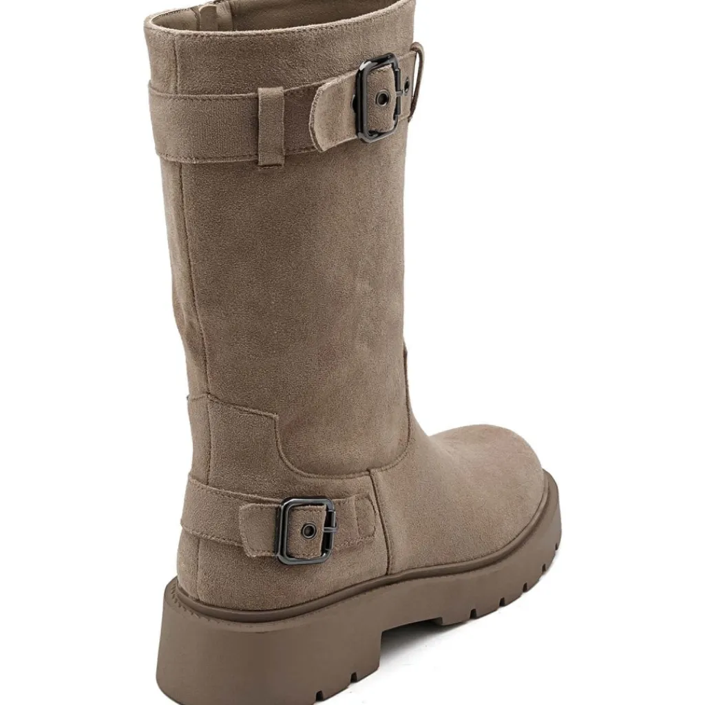 SHOES Kasia dame støvler 7695A - Kaki Online