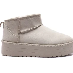 SHOES Kaya dame bamsestøvle 6431 - Beige New