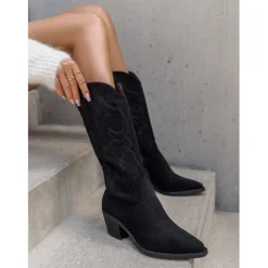 SHOES Lara dame støvler 7689A - Black New