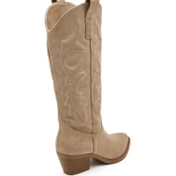 SHOES Lara dame støvler 7689A - Kaki Sale