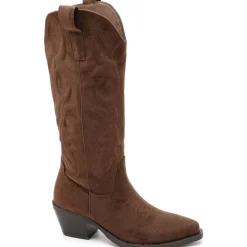 SHOES Lara dame støvler 7689A - Olive Clearance