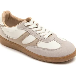 SHOES Laura dame sneakers 7589 - Beige Clearance