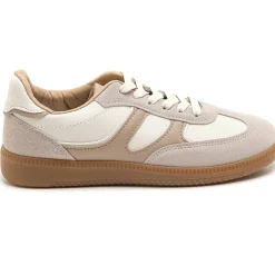 SHOES Laura dame sneakers 7589 - Beige Clearance