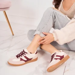 SHOES Laura dame sneakers 7589 - Wine Clearance
