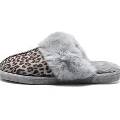 SHOES Leora dame hjemmesko YL-176 - Grey Sale